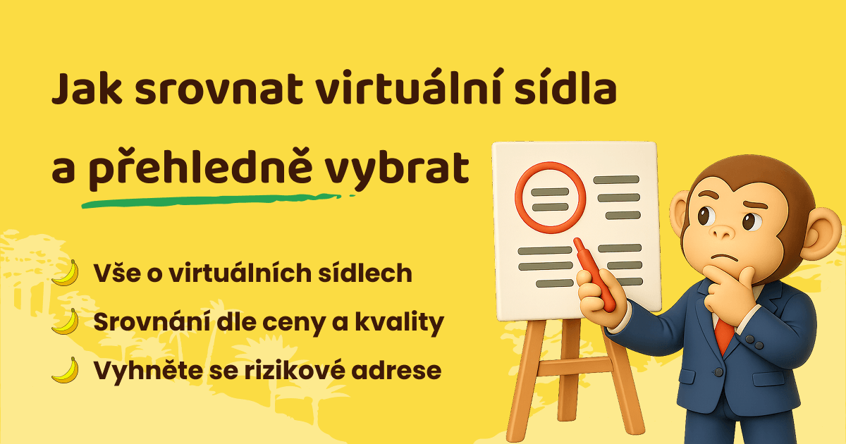 Virtuální sídlo srovnání