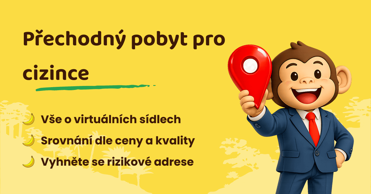 Přechodný pobyt pro cizince na virtuálním sídle